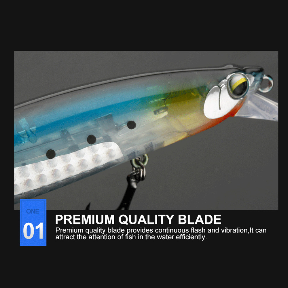 JOHNCOO Floating Minnow 130mm  - مراجعة Fishing Lure Blade Bait وسعره