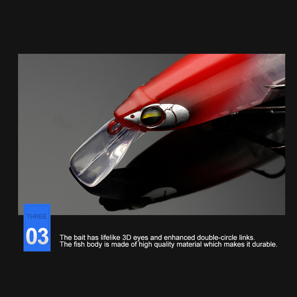 JOHNCOO Floating Minnow 130mm  - مراجعة Fishing Lure Blade Bait وسعره
