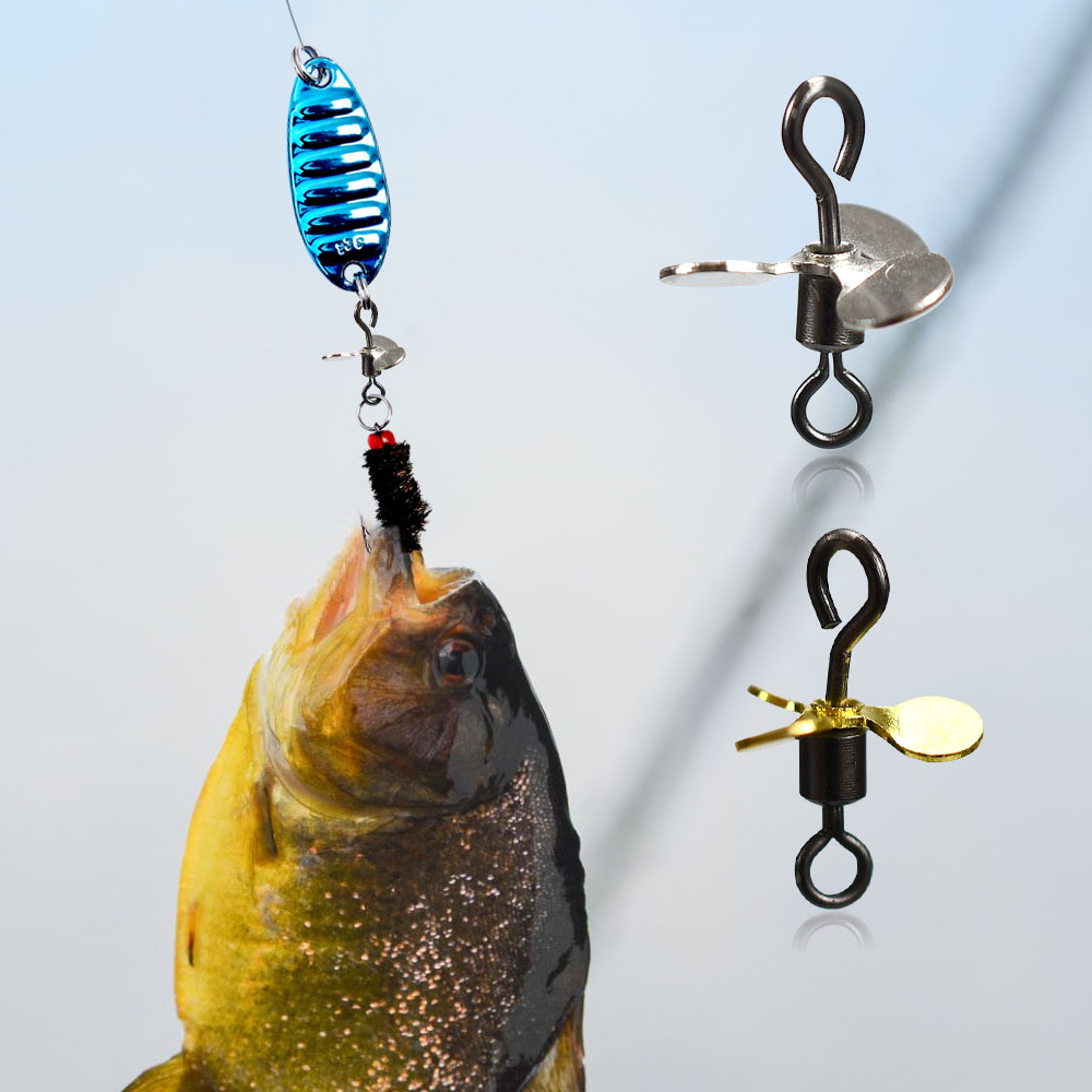 20Pcs Spiral Blade Fishing Pro - مراجعة Fishing Lure Blade Bait وسعره