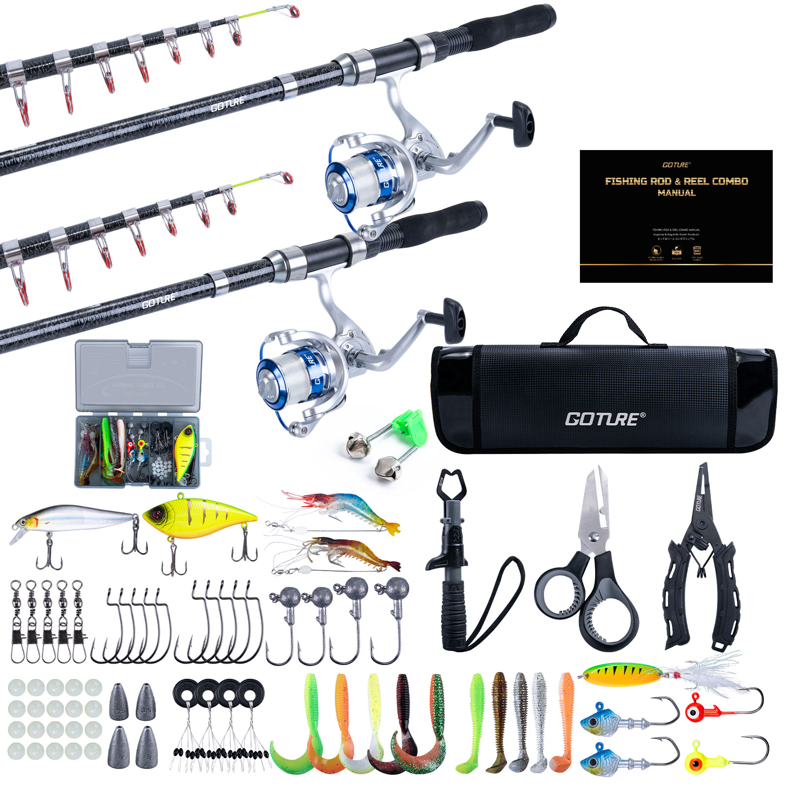Goture Double Spinning Fishing - مراجعة Fishing Lure Spinner وسعره