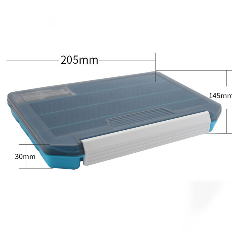 Six color single-layer inserte - مراجعة Fishing Lure Box وسعره