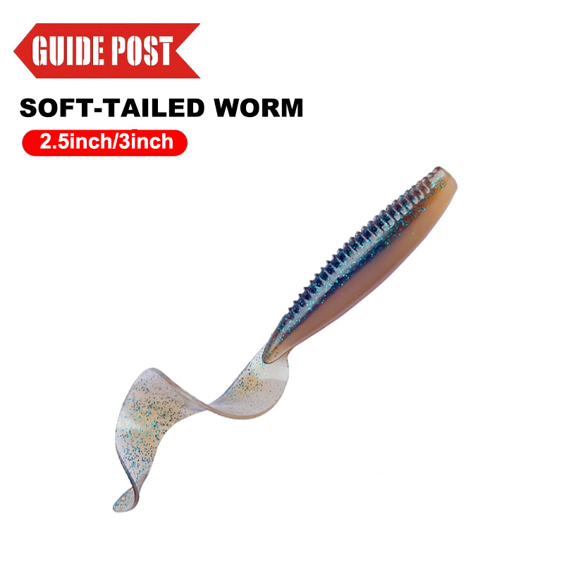 GUIDE POST 2.0/2.5/3.0inch Sof - مراجعة Fishing Lure Soft Plastic وسعره