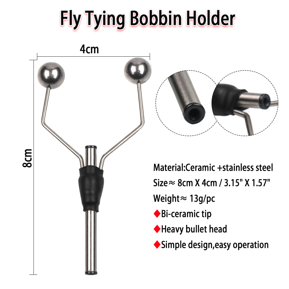 Vampfly Bi-Ceramic Tip Bobbin  - مراجعة Fishing Lure Jig وسعره
