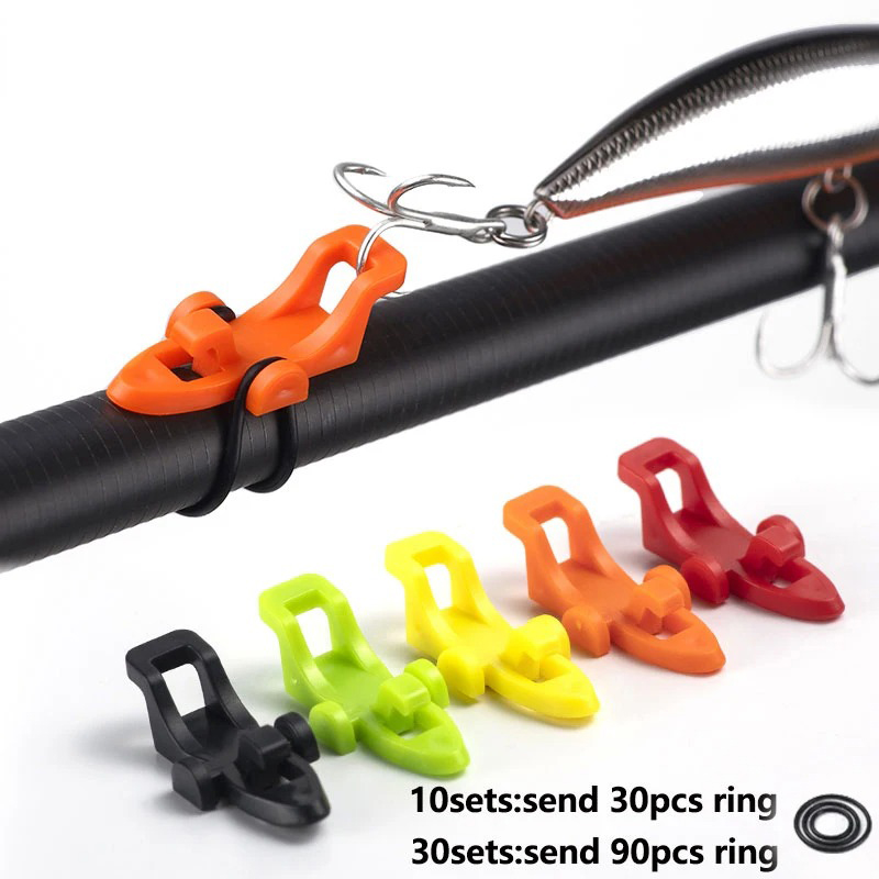 10-30pcs Fishing Rod Pole Hook - مراجعة Fishing Lure Jig وسعره