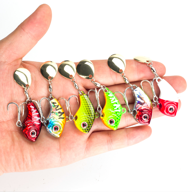 6PC 5g/7g/10g/14g/20g Rotating - مراجعة Fishing Lure Crankbait وسعره