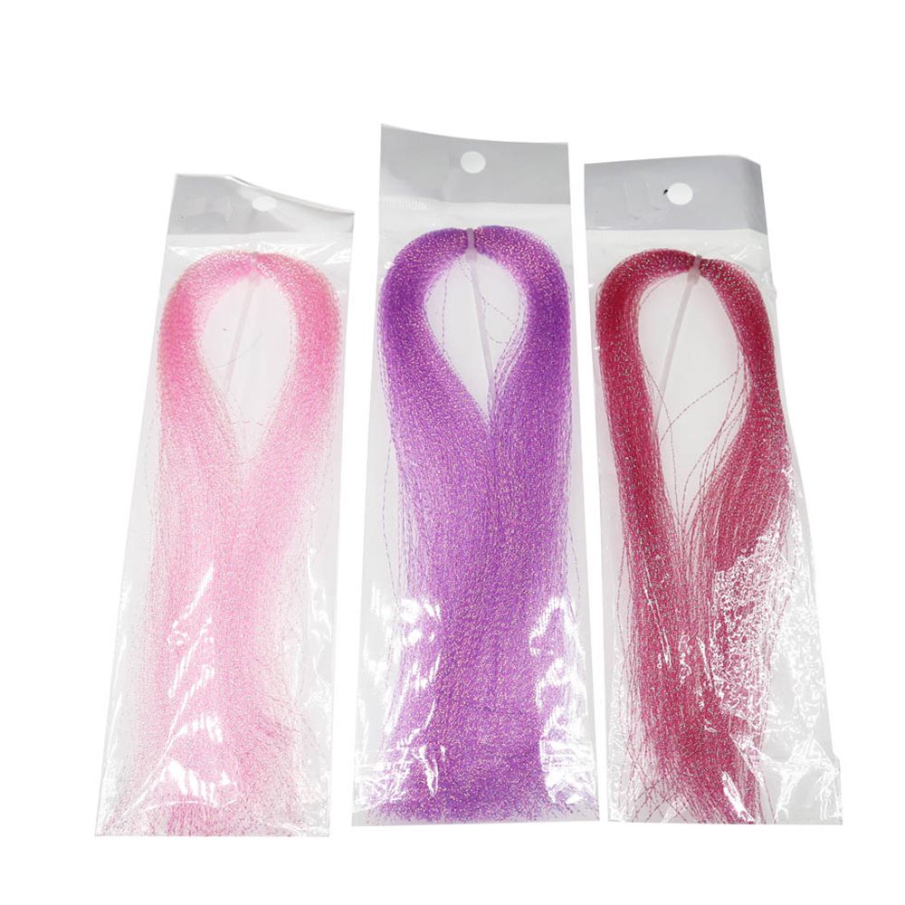 New Flash Fly Tying Materials  - مراجعة Fishing Lure Jig وسعره