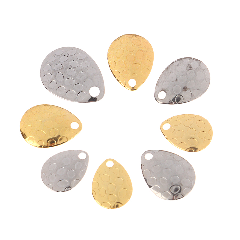 20Pcs Metal Waterdrops Shape F - مراجعة Fishing Lure Spoon وسعره