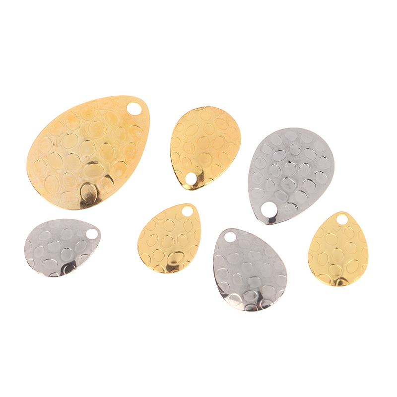 20Pcs Metal Waterdrops Shape F - مراجعة Fishing Lure Spoon وسعره